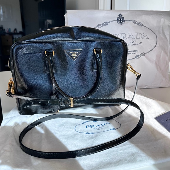 Parada black leather bag - Picture 1 of 5